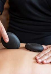 Image Massage aux Pierres Chaudes